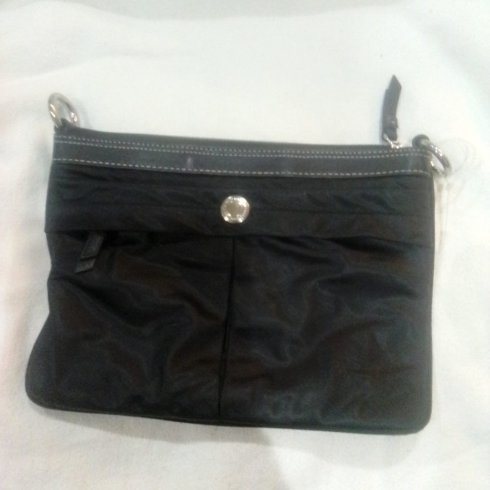 Black small Coach clutch